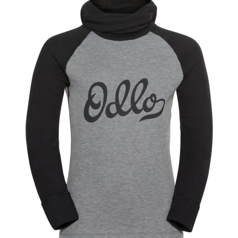 Active Warm Eco Kids - Odlo - Black - Steel Grey