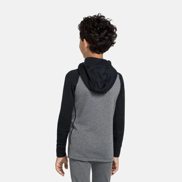 Active Warm Eco Kids - Odlo - Black - Steel Grey