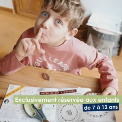 Activité de vacances pour les enfants l’enquête de 7 jours - Voyage dans le temps - En Cavale