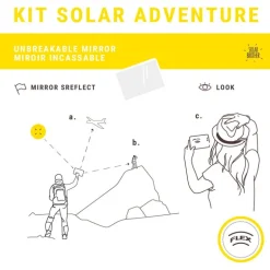 Adventure Kit - Allume feu et pyrograveur solaire - Solar Brother