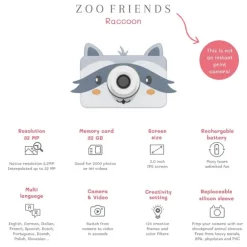 Appareil photo The Zoofamily - Zoo friends - Raccoon