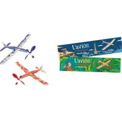 Avion à élastique - Moulin Roty - Rouge