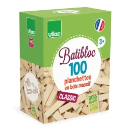 Batibloc Vilac 100 pièces - Naturel