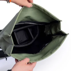 Besace rolltop Norrebro Messenger - MeroMero - Cypress Green