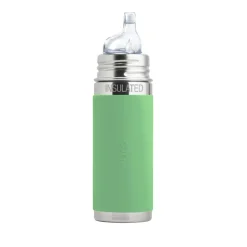 Biberon à bec isotherme d’apprentissage en inox 260 ml - Pura - Aqua