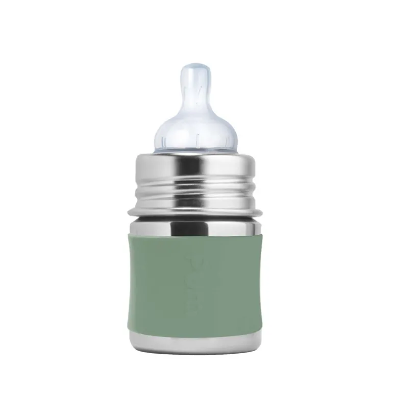 Biberon inox évolutif Pura - 150 ml - Moss