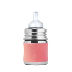 Biberon inox évolutif Pura - 150 ml - Rose