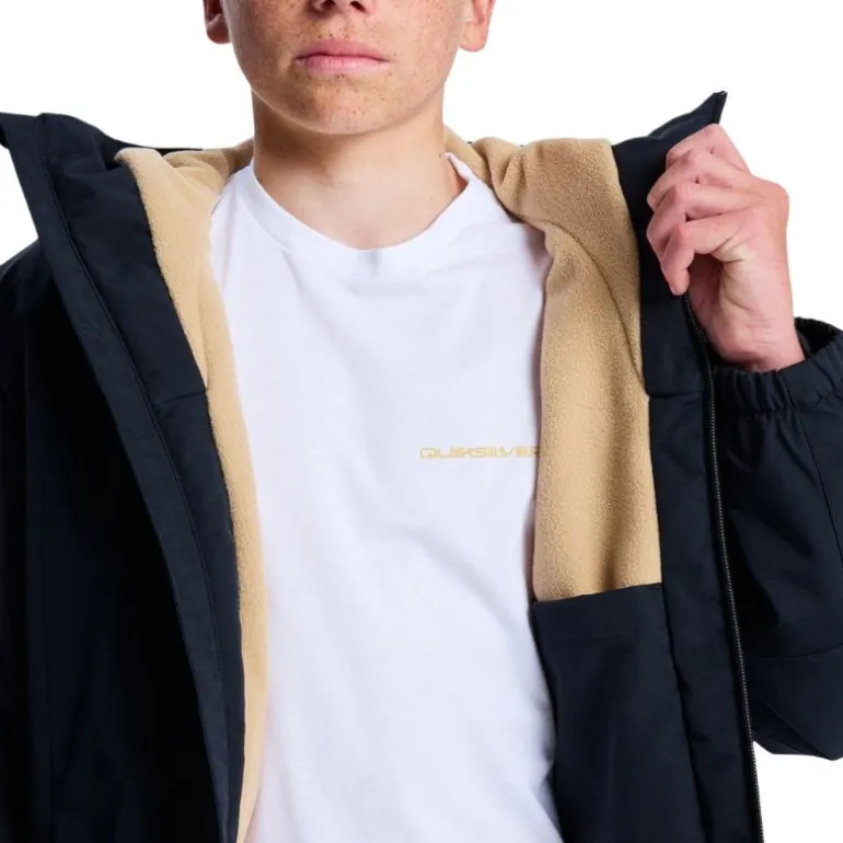 Blouson imperméable enfant Overcast 3K Warm - Quiksilver - Noir