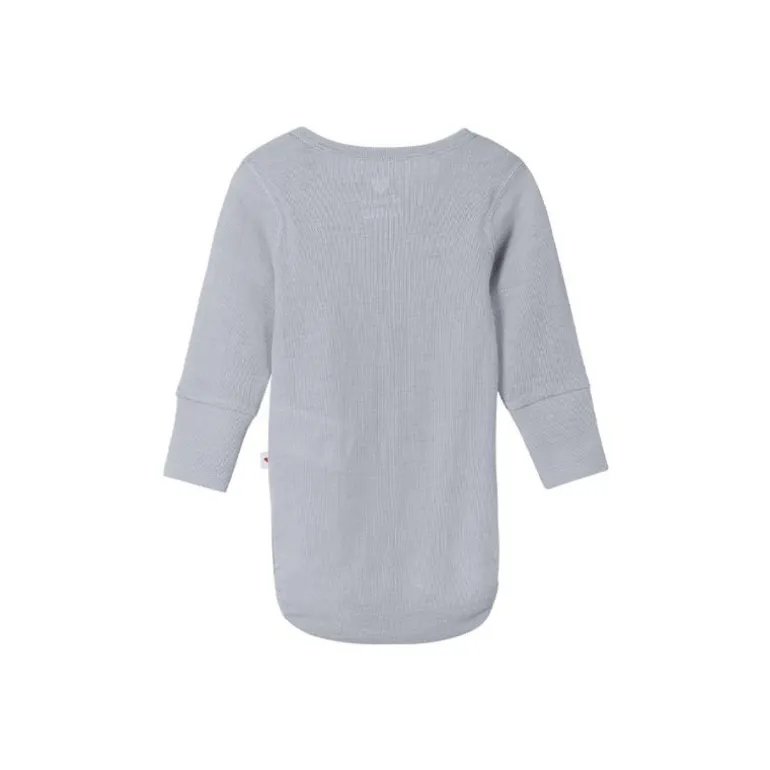 Body en laine merinos - Manches longues - Utu - Reima - Melange Gris clair
