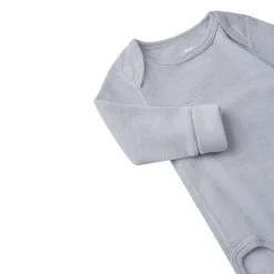Body en laine merinos - Manches longues - Utu - Reima - Melange Gris clair