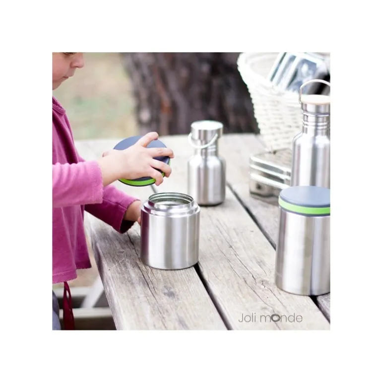Boite repas isotherme inox - 600 ml - Joli Monde
