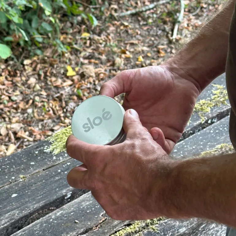 Boite à savon ronde - Sloe - 2 en 1