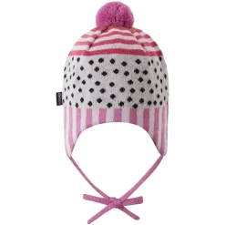 Bonnet bébé en laine mérinos - Moomin Yngst - Reima - Mauve Pink