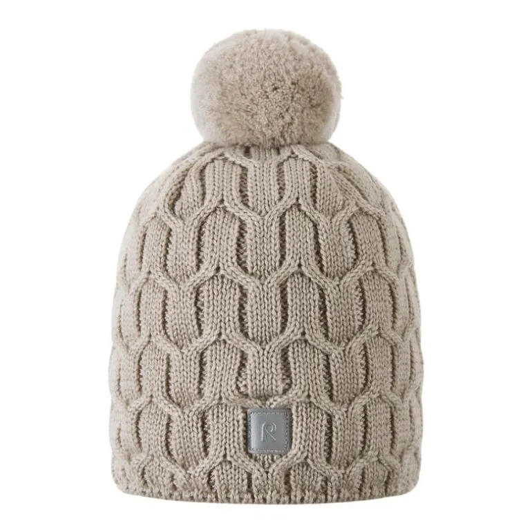 Bonnet enfant en laine merinos Topsu - Reima - Earthy Beige