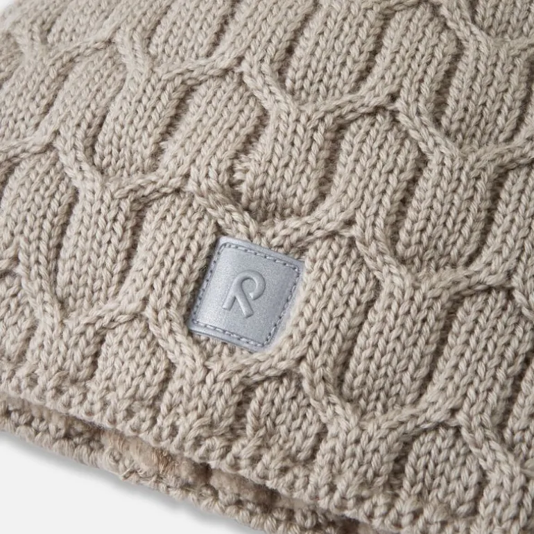 Bonnet enfant en laine merinos Topsu - Reima - Earthy Beige