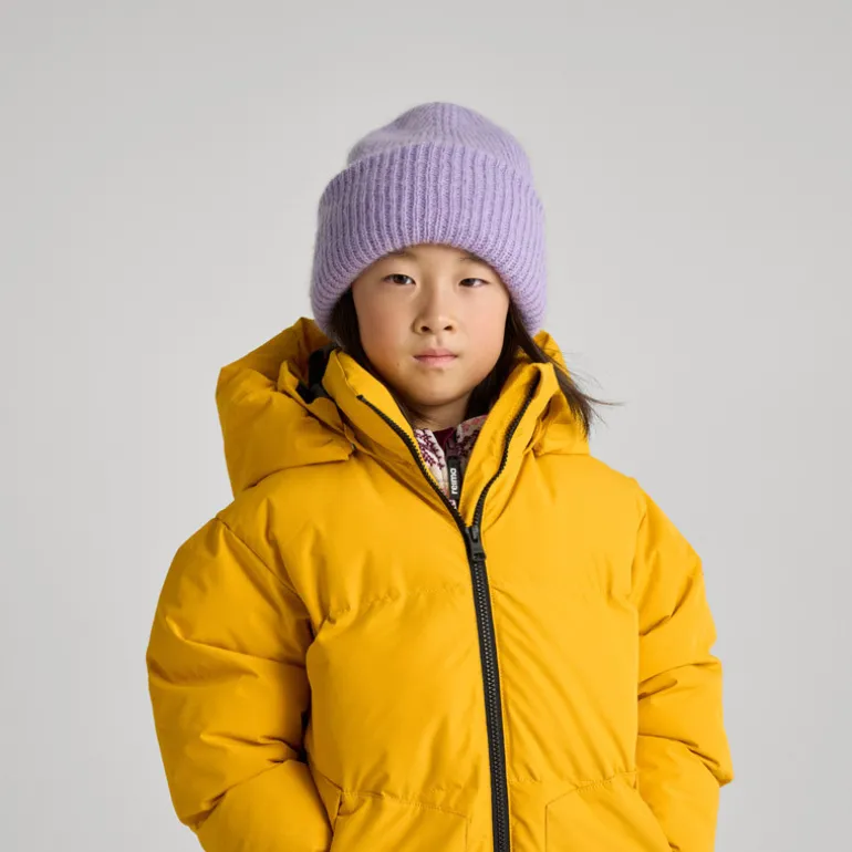 Bonnet Pilvinen en laine Mohair - Reima - Lilac Amethyst