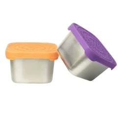 Boîte à encas Snacky - Gaspajoe - Abricot / Violet
