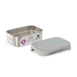 Boîte goûter inox Affenzahn - Koala gris