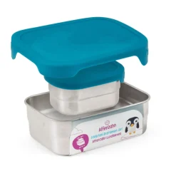 Boîte goûter inox Affenzahn - Requin Petrole