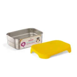 Boîte goûter inox Affenzahn - Tigre jaune