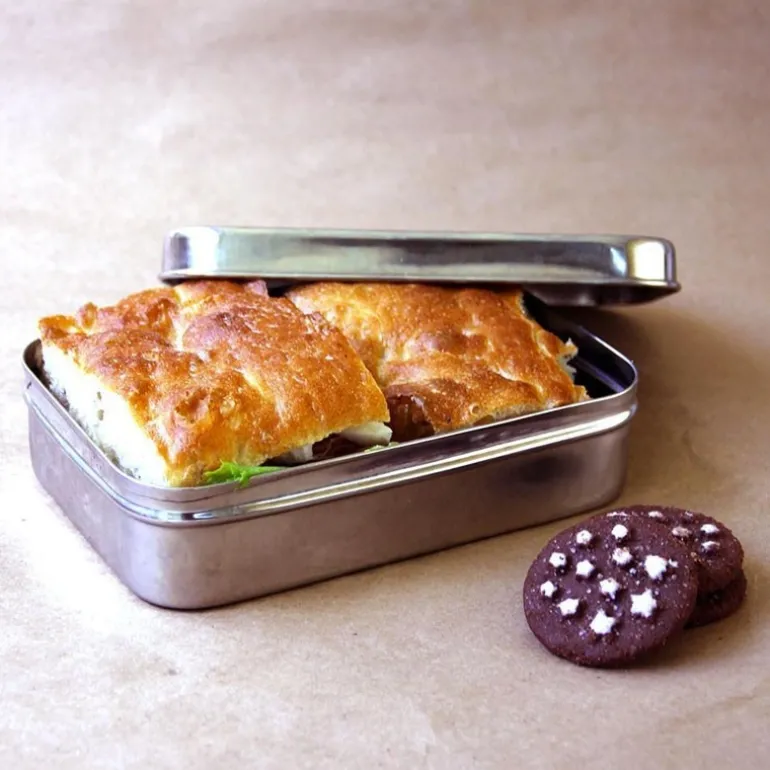 Boîte inox Solo Rectangle - ECOlunchbox