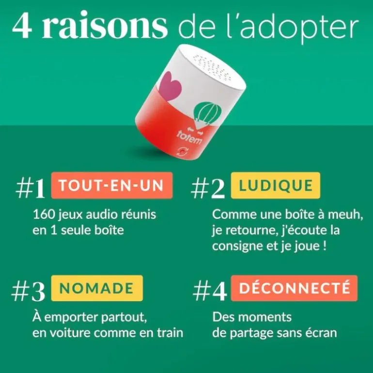 Boîte à jeux audio Totem - Morphée