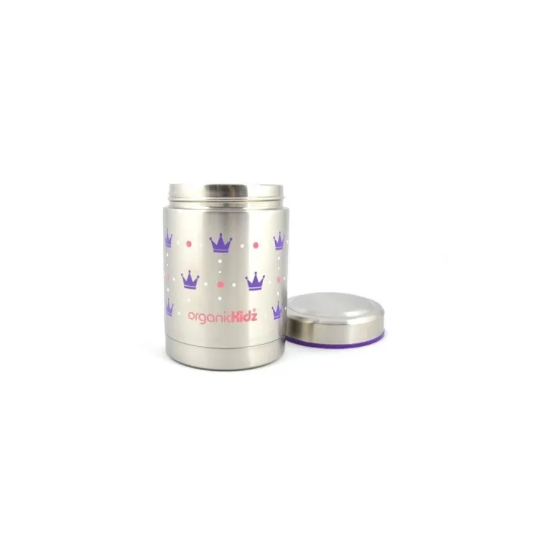 Boîte à repas isotherme bébé Organic Kidz - Princesse