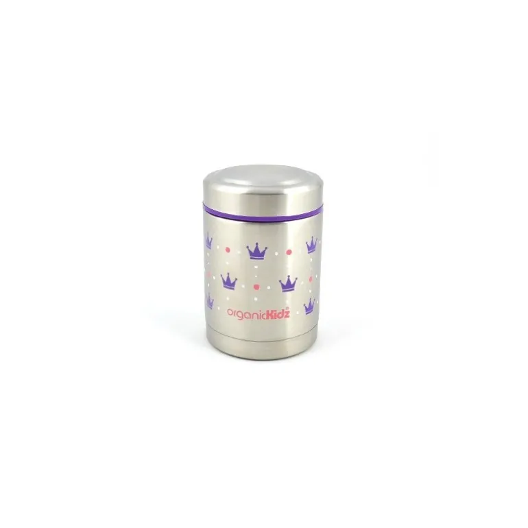 Boîte à repas isotherme bébé Organic Kidz - Princesse