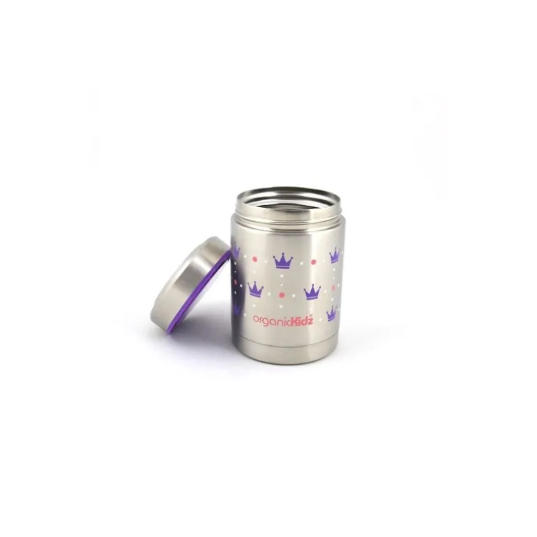 Boîte à repas isotherme bébé Organic Kidz - Princesse
