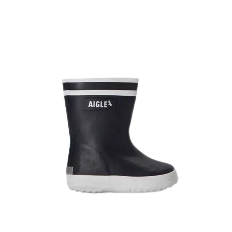 Botte de pluie fourrée bébé Baby Flac Fur - Aigle - Marine