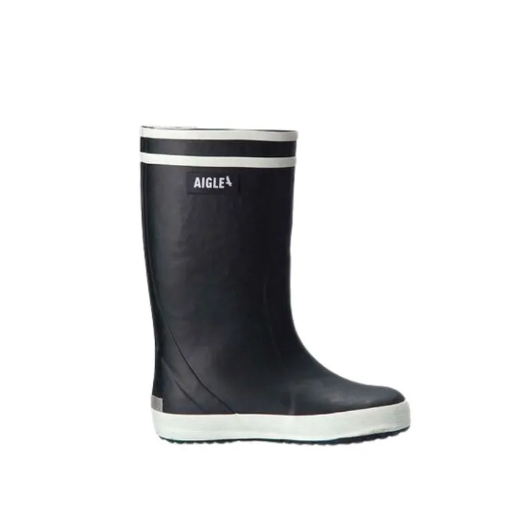 Botte de pluie fourrée enfant Lolly Pop Fur - Aigle - Marine