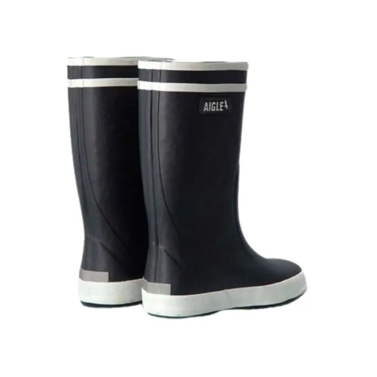 Botte de pluie fourrée enfant Lolly Pop Fur - Aigle - Marine