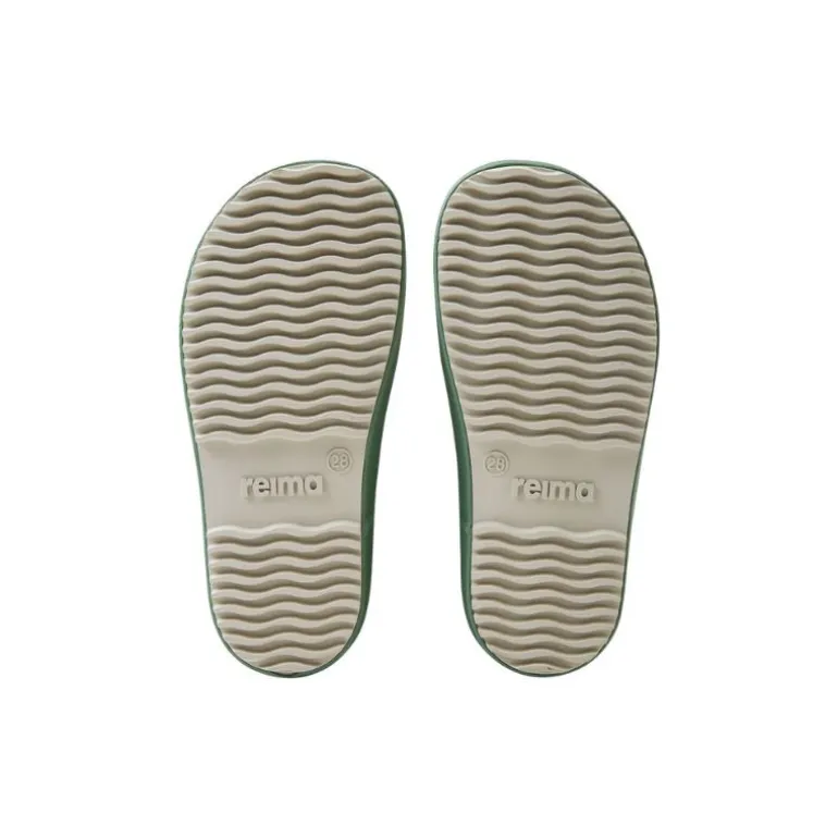 Bottes de pluie barefoot enfant Ankka - Reima - Green Clay