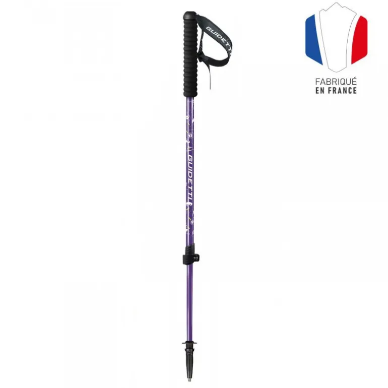 Bâton de marche junior Guidetti - JVA Patt - Prune