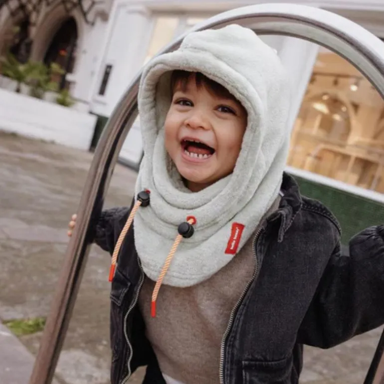 Cagoule polaire bébé Warmy - Hello Hossy - Green
