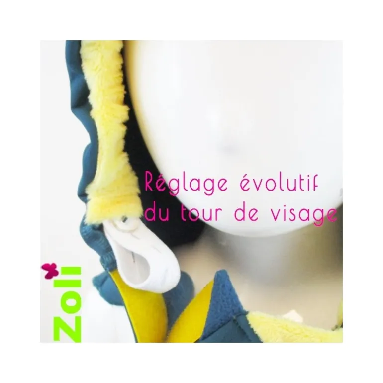 Capuchon bébé imperméable Zoli - Gris chiné