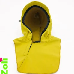 Capuchon enfant imperméable Jaune/Anthracite - Zoli
