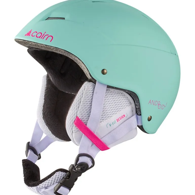 Casque Android J - Cairn - à partir de 48 cm - Turquoise Neon Pink