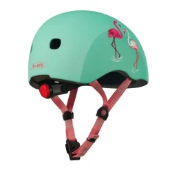 Casque bol enfant Micro - 4-12ans (52 - 56 cm ) - Flamingo