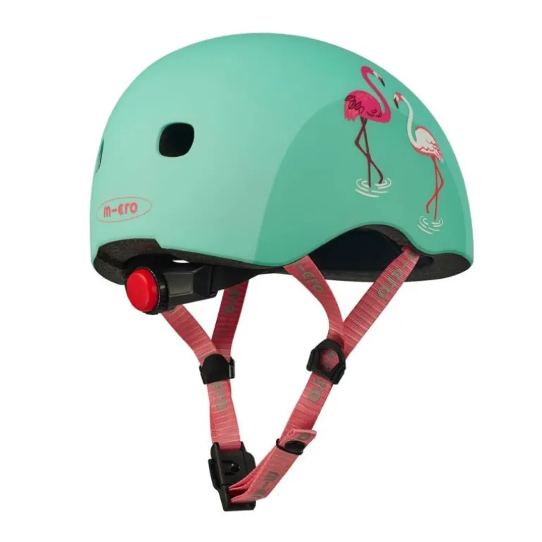 Casque bol enfant Micro - 4-12ans (52 - 56 cm ) - Flamingo