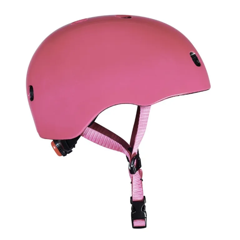 Casque bol enfant Micro - 3-6 ans (48 - 53 cm ) - Rose Framboise Brillant