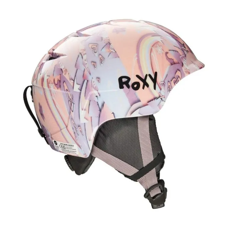 Casque de ski fille Slush Girl - Roxy - Coral Chic Papercut