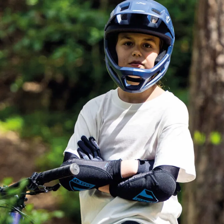 Casque intégral VTT Enfant - YouDrop FF - Abus - Midnight Blue