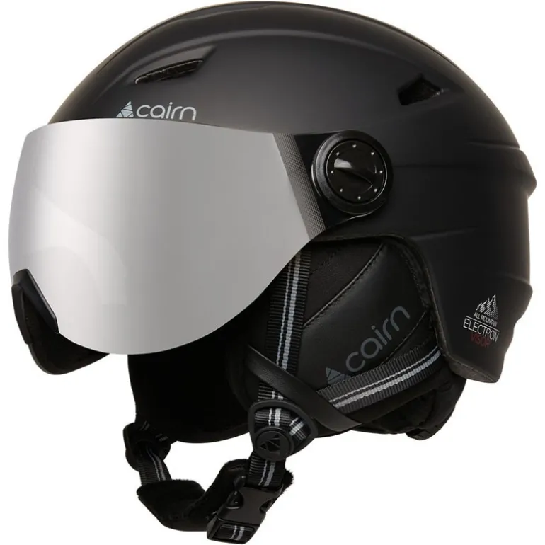 Casque ski visière enfant Android Visor J - Cairn - Mat Black