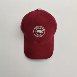 Casquette enfant en velours - Poule Party - Bordeaux