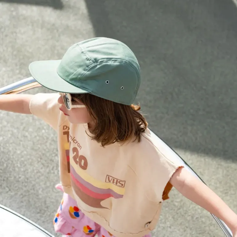 Casquette enfant five panel anti-UV - KietLa - Vert