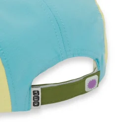 Casquette enfant five panel anti-UV - KietLa - Bleu Arc En Ciel