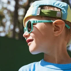 Casquette enfant five panel anti-UV - KietLa - Bleu Arc En Ciel