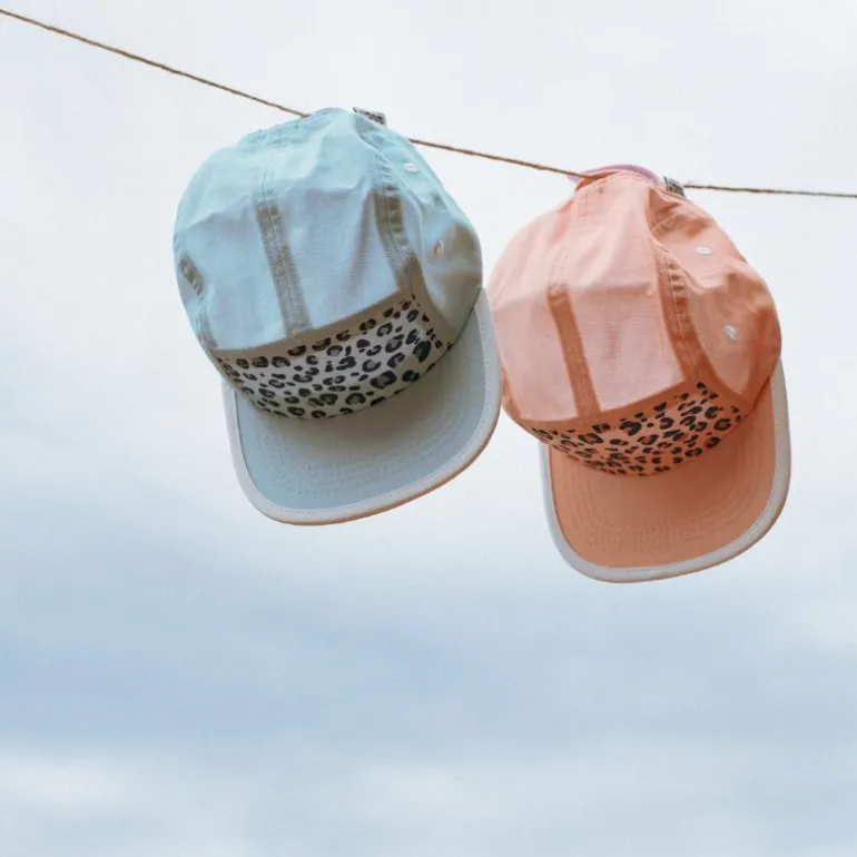 Casquette enfant five panel anti-UV - KietLa - Leopard Vert