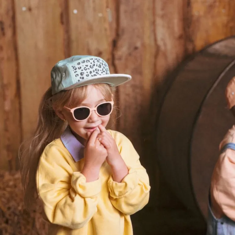 Casquette enfant five panel anti-UV - KietLa - Leopard Vert
